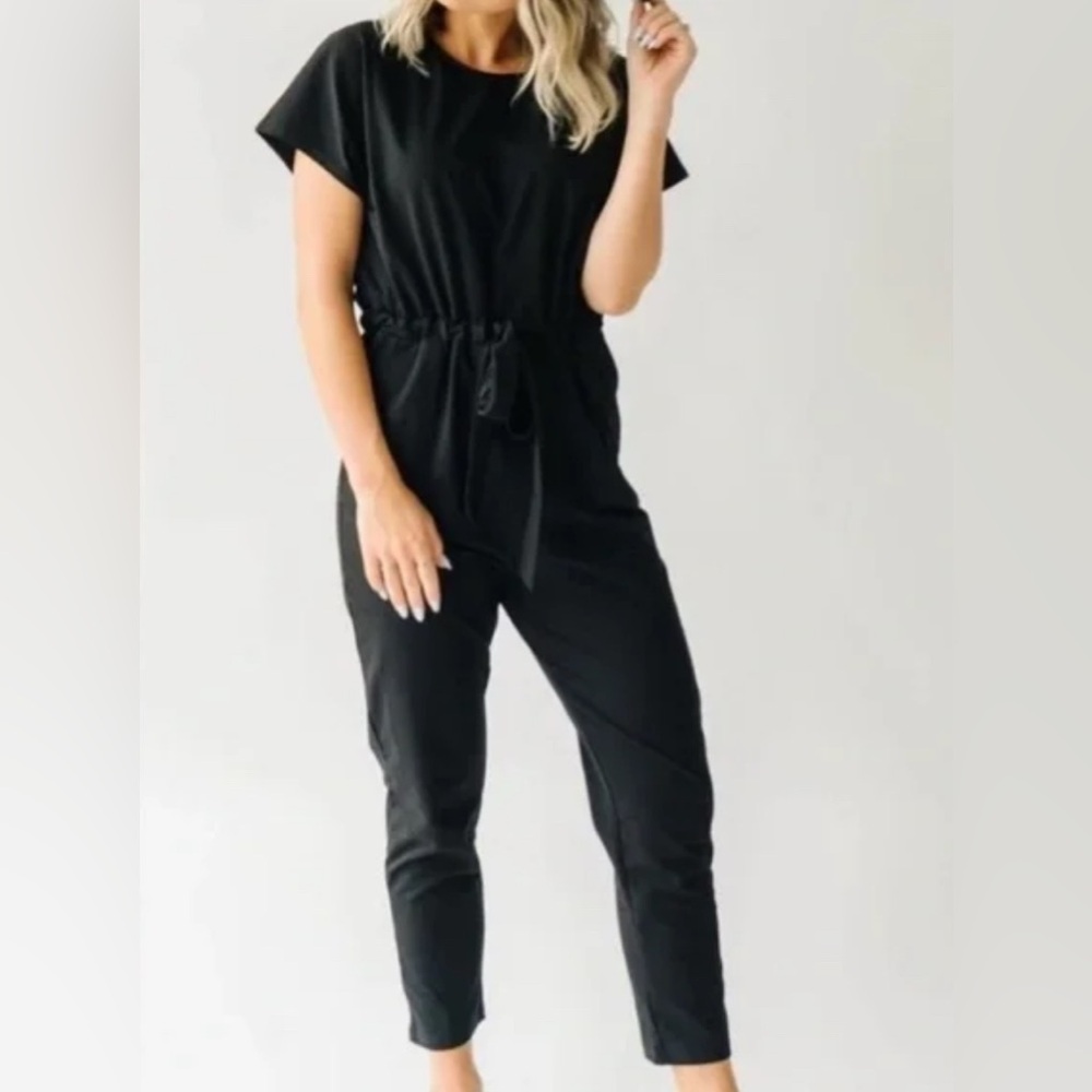 Piper and Scoot Bianca black Jumpsuit